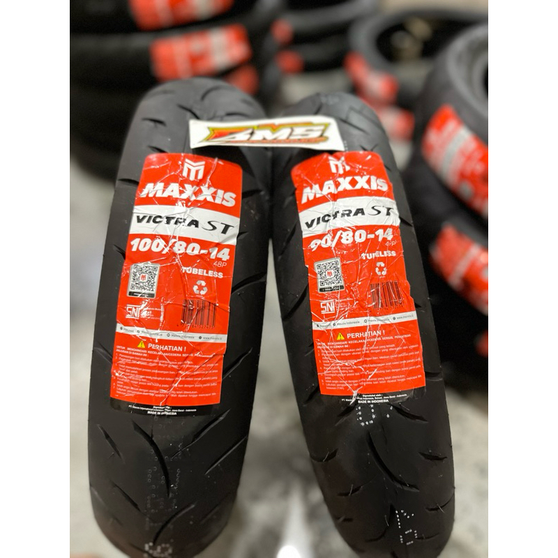 BAN MAXXIS VICTRA ST R14 TUBLES 90/80/14-100/80/14.  90/80/14-90/80/14.  90/80/14-80/90/14