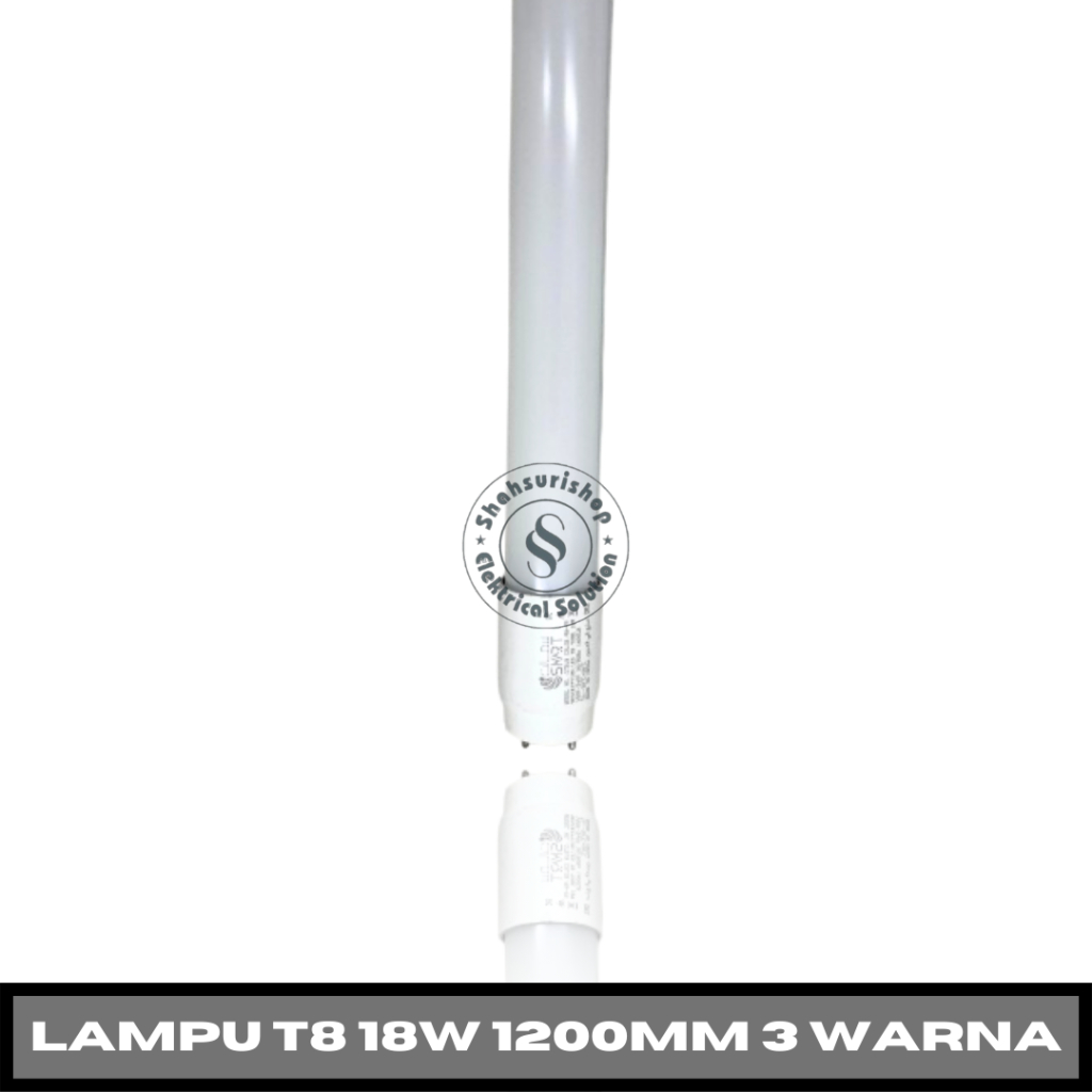 LAMPU TL LED TUBE T8 120CM LAMPU TL 18 WATT 3 WARNA PUTIH KUNING SEMU 18 W