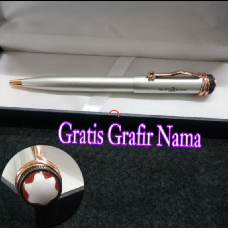 

Ballpoint Mewah Pulpen Branded Monblang Gratis Grafir Nama Dan Box Exlusive