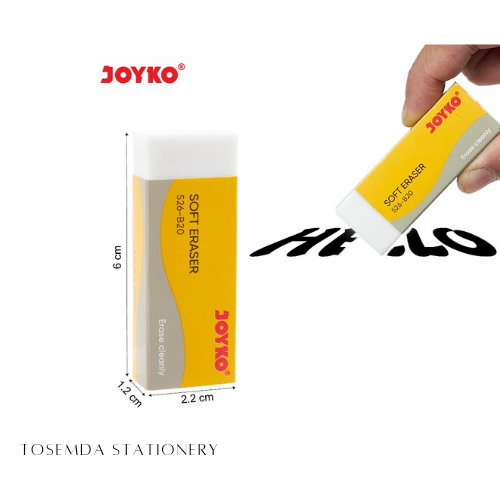 

Eraser Joyko 526-B40P ( White ) / Penghapus Joyko B40P PUTIH / PCS / Satuan