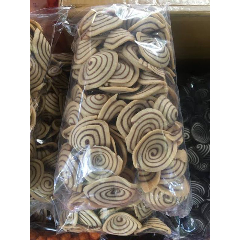 

[ 8 ] Cemilan kuping macan kemasan plastik mini