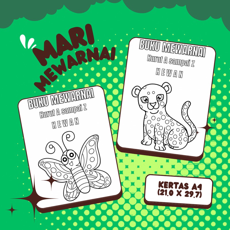 

Kertas Mewarnai Anak Tema Hewan