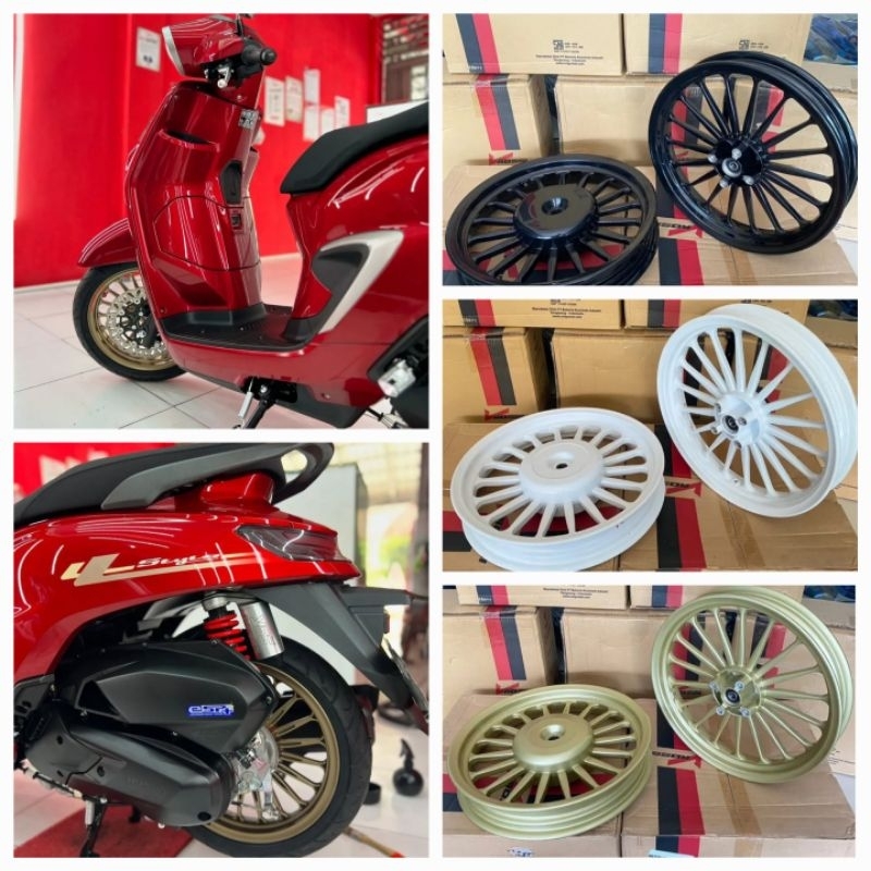 Velg Honda Stylo 160 CBS Ring 14 Palang 18 215×250-14/Vleg Stylo 160Cbs Non Cakram/Velg Murah Stylo