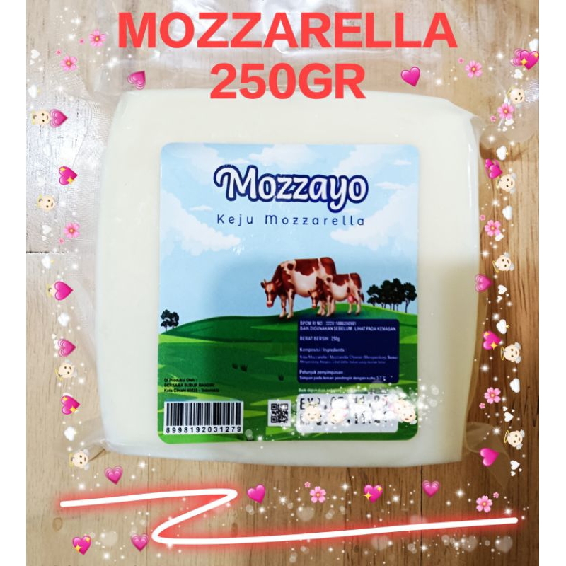 

Keju Mozzarella Cheese Mozzayo 250gr/ New Zealand Mozzarella