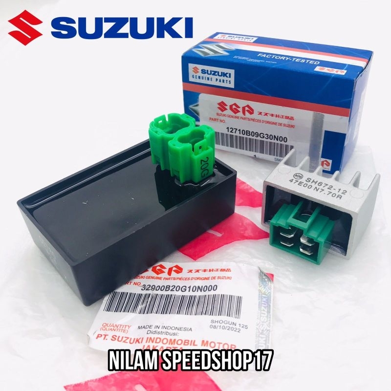 CDI UNIT ASSY PLUS KIPROK SUZUKI SHOGUN 125 R LAMA SHOGUN SP ARASHI 125 ORIGINAL SGP QUALITY MOTOR