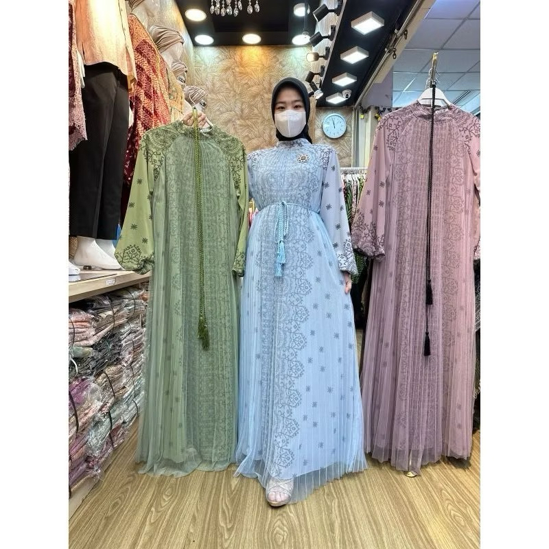 Gamis Tiara Eranditha Premium - Gamis Lebaran Original Brand - Dress Pesta Kekinian