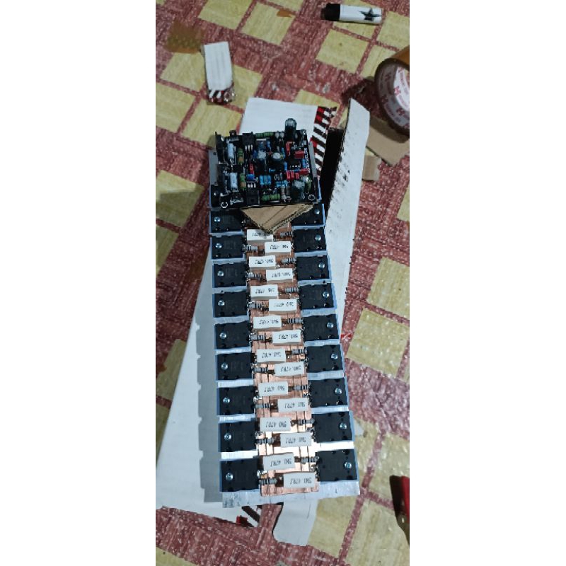 super Socl 506 lengkap 10 set modif low sub horeg dan glerrrrr  transistor final Toshiba lot 714 ori