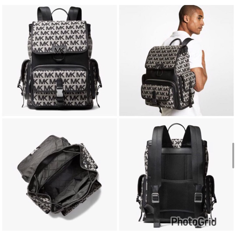 Backpack ransel branded hudson logo black new authentic original