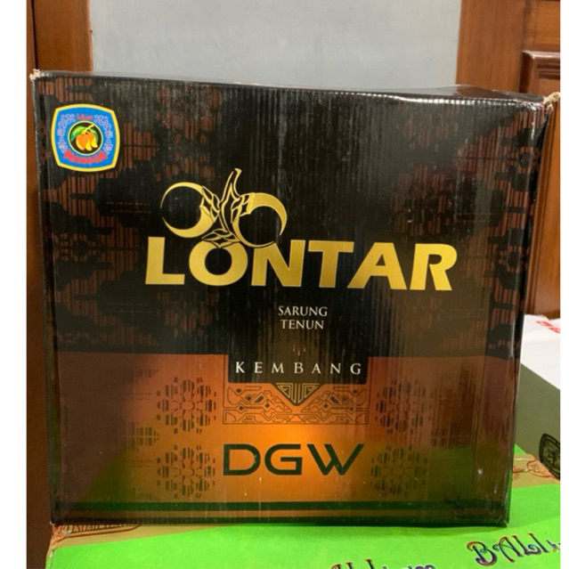 [ 1 DUS isi 10 PCS ] Sarung Tenun Premium Mangga Lontar Kembang DGW