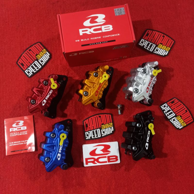 Kaliper Rem Belakang RCB Racing Boy S26 S-26 Series 2 Piston NMAX OLD 2015-2019 All New NMAX 2020-20