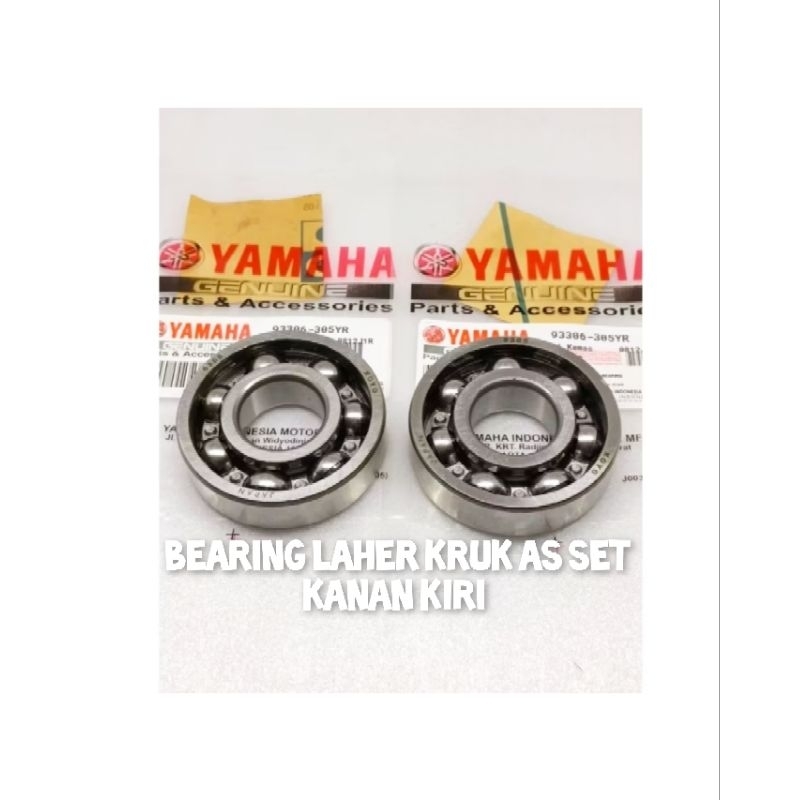 Bearing laher Kruk As set kanan kiri Jupiter MX old 135 Jupiter MX New 135 ukuran 6305+6305