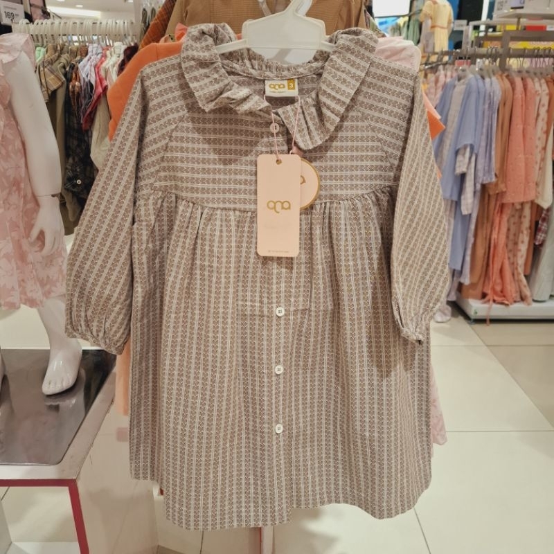 Qna Dress Baju Anak Perempuan 1-4th Original