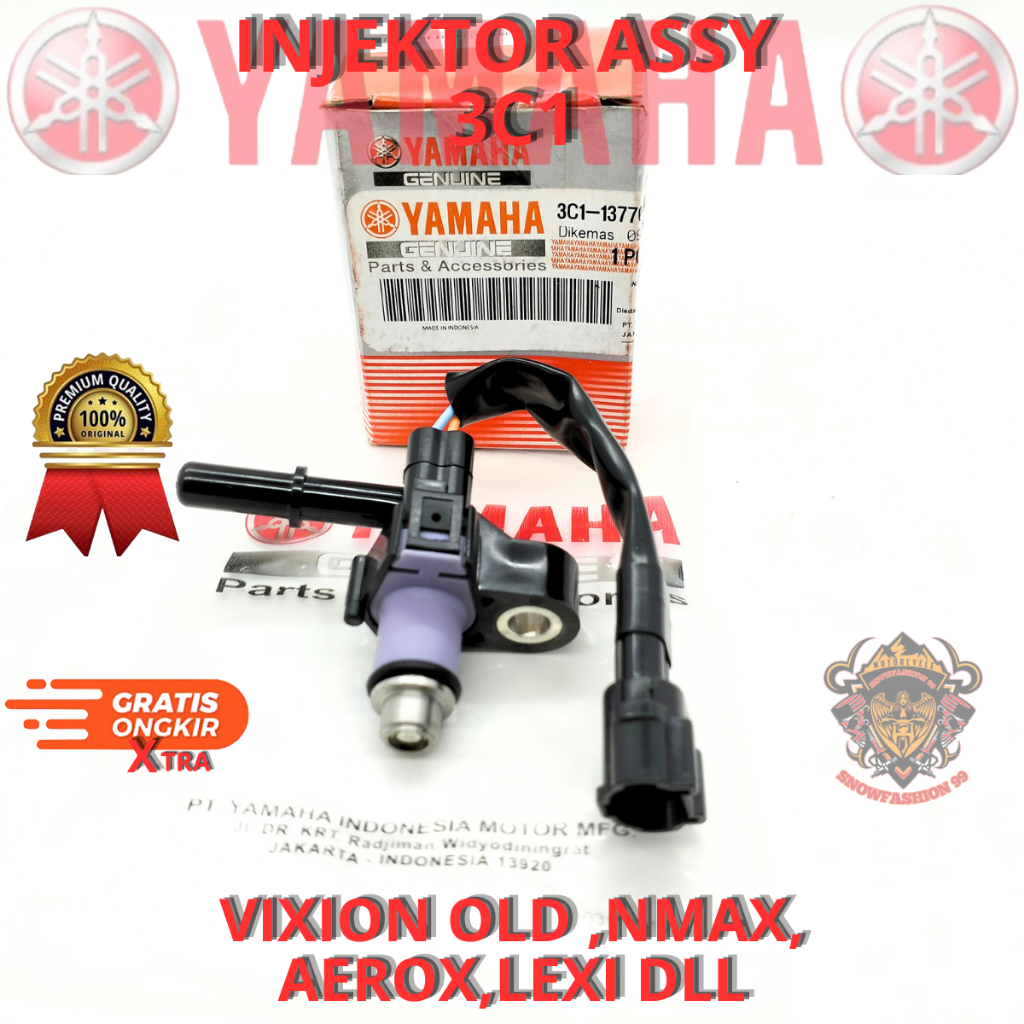 Nozzle Injector Assy Kualitas Original Yamaha 3C1 Injektor Vixion Old Vixion Facelift Ori YGP