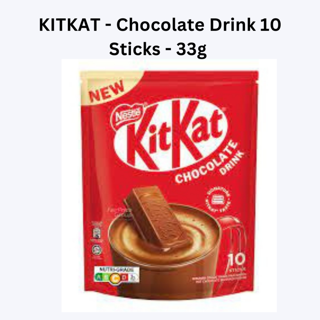 

KITKAT - Chocolate Drink 10 Sticks - 33g