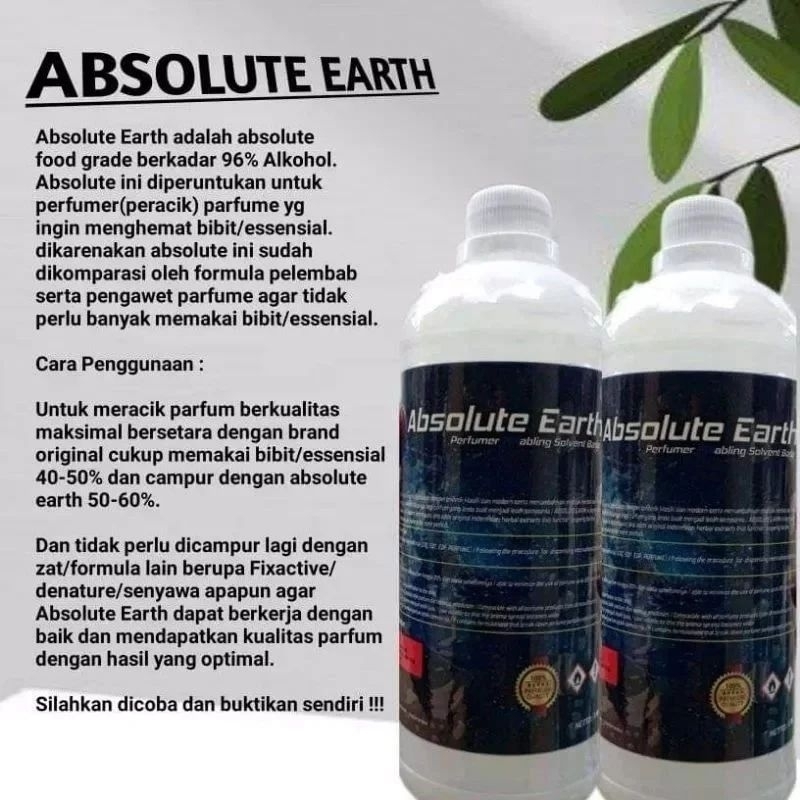 Absolute Earth | Absolute Premium Food Grade | Kemasan 5 Liter