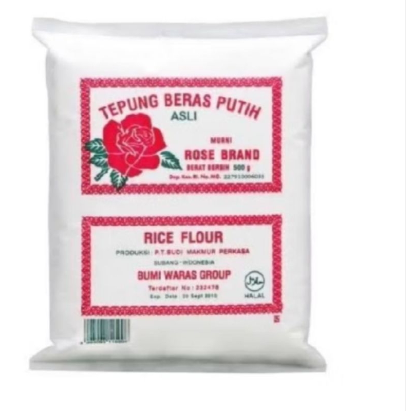 

Tepung Beras Putih Rose Brand 500gr
