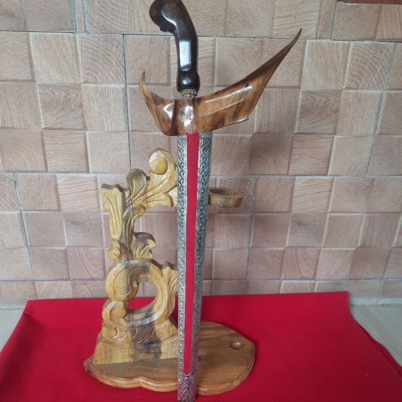 Keris Singo Barong Luk 13 Pamor Pulo Tirto,Pamor Tambal