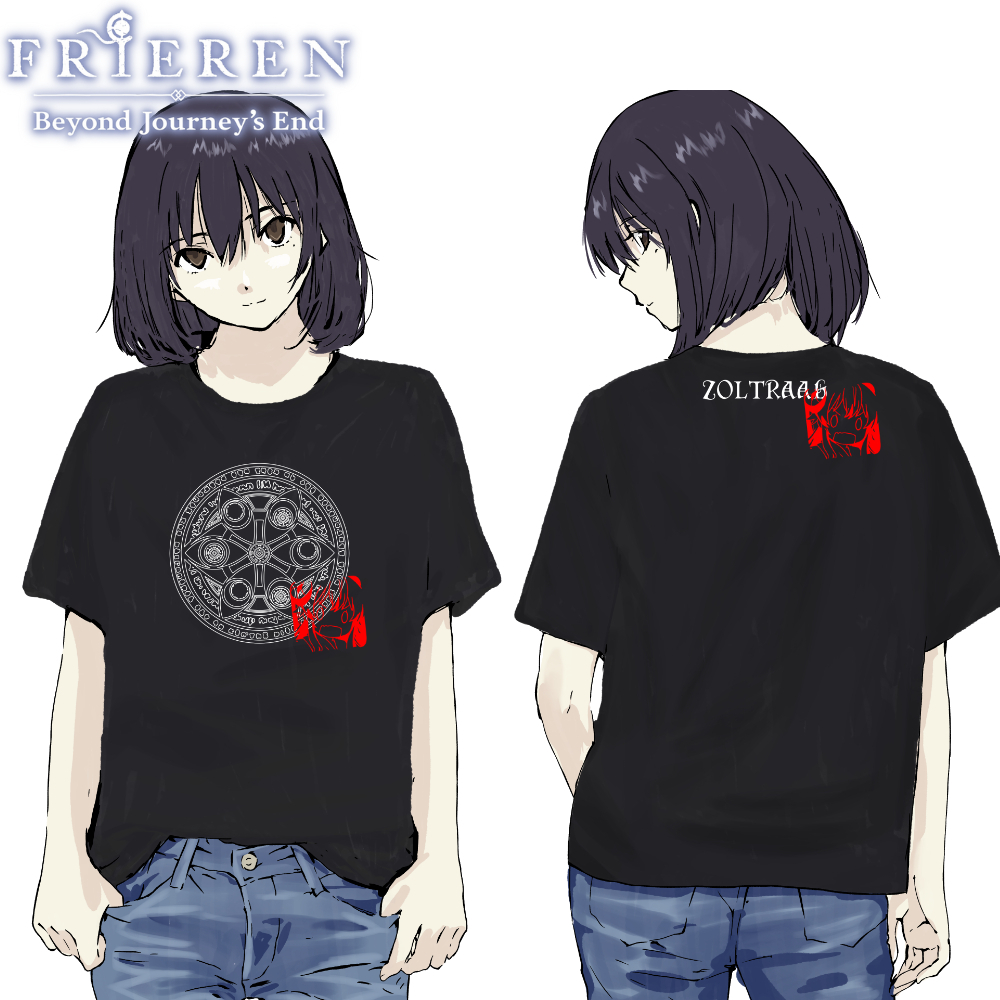 Kaos Anime Frieren: Beyond Journey's End Zoltraak Glow in The Dark Cospa Desain