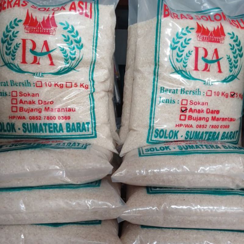 

Beras Solok Asli anak daro, sokan Kemasan 5kg dan 10kg | bareh solok | beras padang | bereh padang | sawah solok | beras enak | sokan | anak daro | bujang marantau | beras minang | beras ternama | beras | bareh | nasi