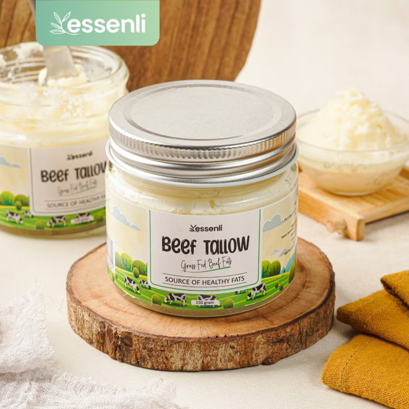 

ESSENLI Grass Fed Beef Tallow Murni kualitas Premium