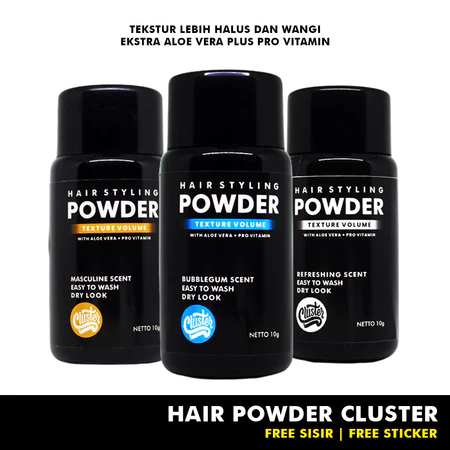 HAIR POWDER CLUSTER | PREMIUM HAIR POWDER | Volume dust hair styling powder