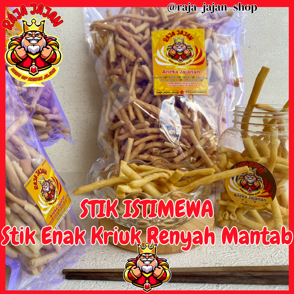 

Stik Istimewah Renyah Gurih - Snack Premium Kekinian 250gr/500gr