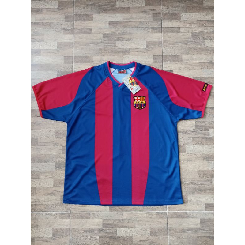 Jersey Barcelona home 2003 #7 Saviola