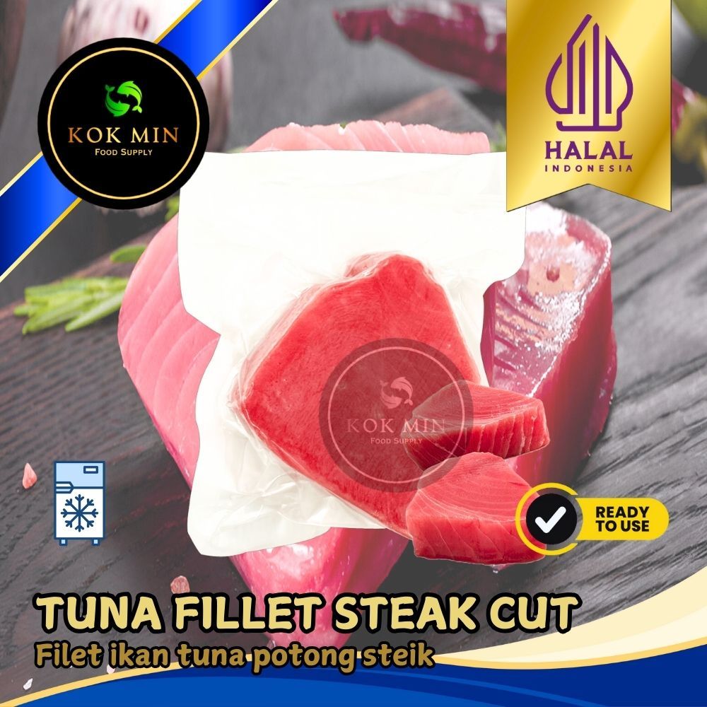 

Tuna Steak Cut Premium / Ikan Tuna Potongan Steak Premium - 500 gram