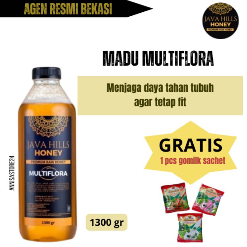 

Madu Multiflora 1300gr Javahills Honey - untuk kesehatan daya tahan tubuh
