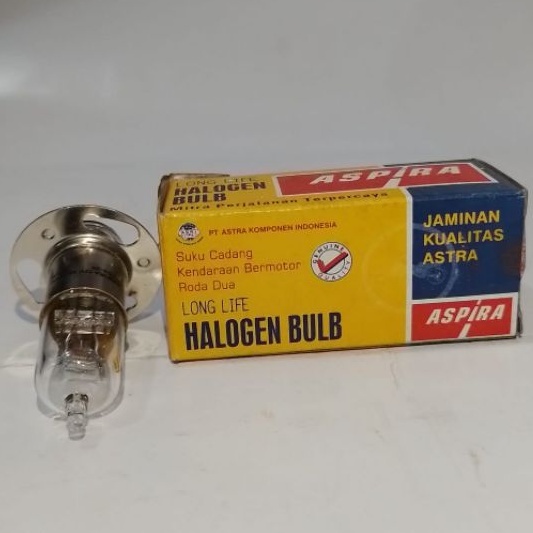 Bohlam ASPIRA/ Lampu depan 5T5 RX King lawas/ tiga lobang