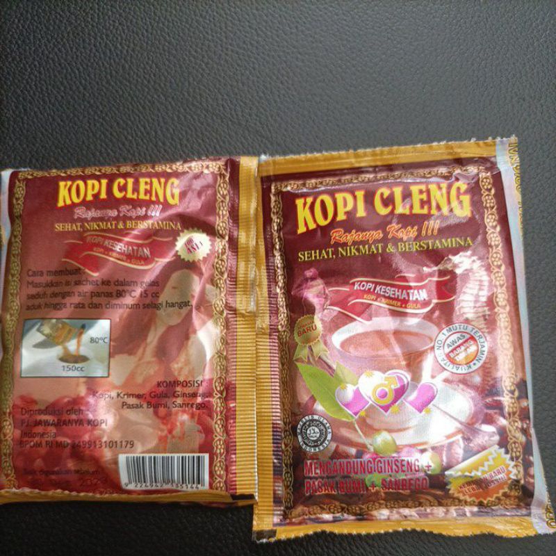 

Paket isi 2 Sachet Kopi Bubuk Instan A-Ceng