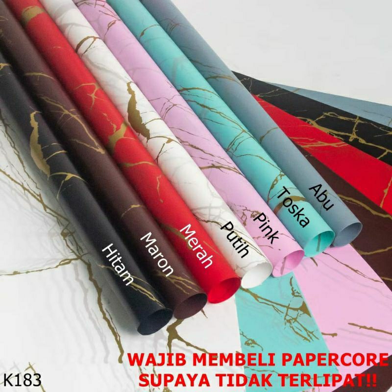 

Cellophane Motif Marble K183-7088 [Isi 5 Lembar Sudah Termasuk Paper core]