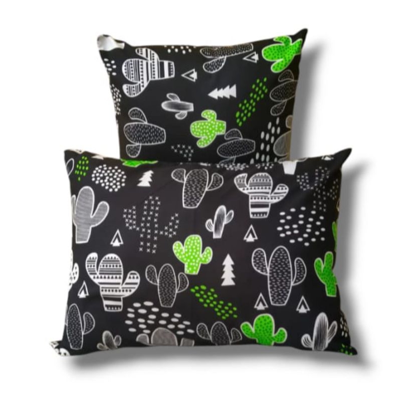 sarung bantal resleting ukuran besar 45x60 cm sarung guling tali ukuran 30×90 cm motif aesthetic Kai
