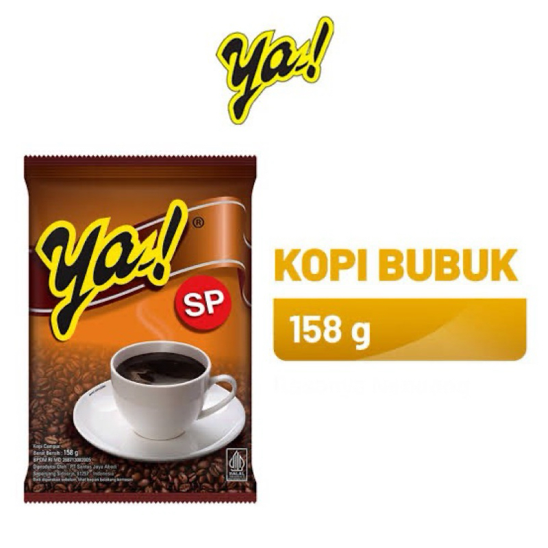 

YA SP KOPI BUBUK / KOPI YA SP / YA SP KEMASAN 158 gram