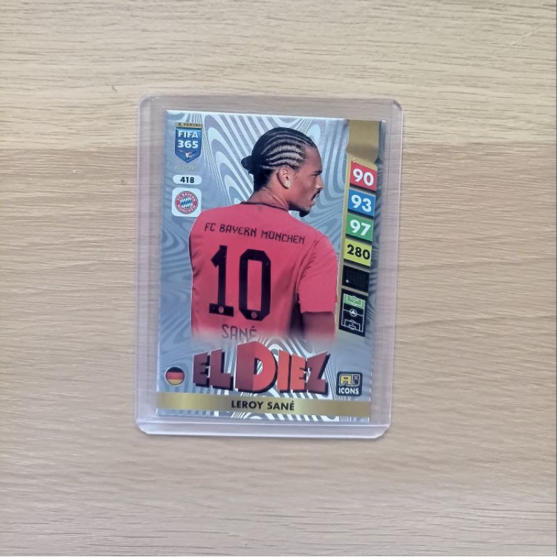 Panini FIFA Adrenalyn 365 Leroy Sane El Diez 2025 | Kartu Koleksi Bola | Trading Cards Sport | intst