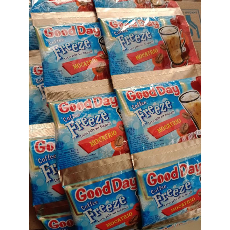 

GOOD DAY FREEZE MOCAFRIO/GOOD DAY FREZZE HASELNUT/FREZZE COKIES /FREZZE OREN rencengan