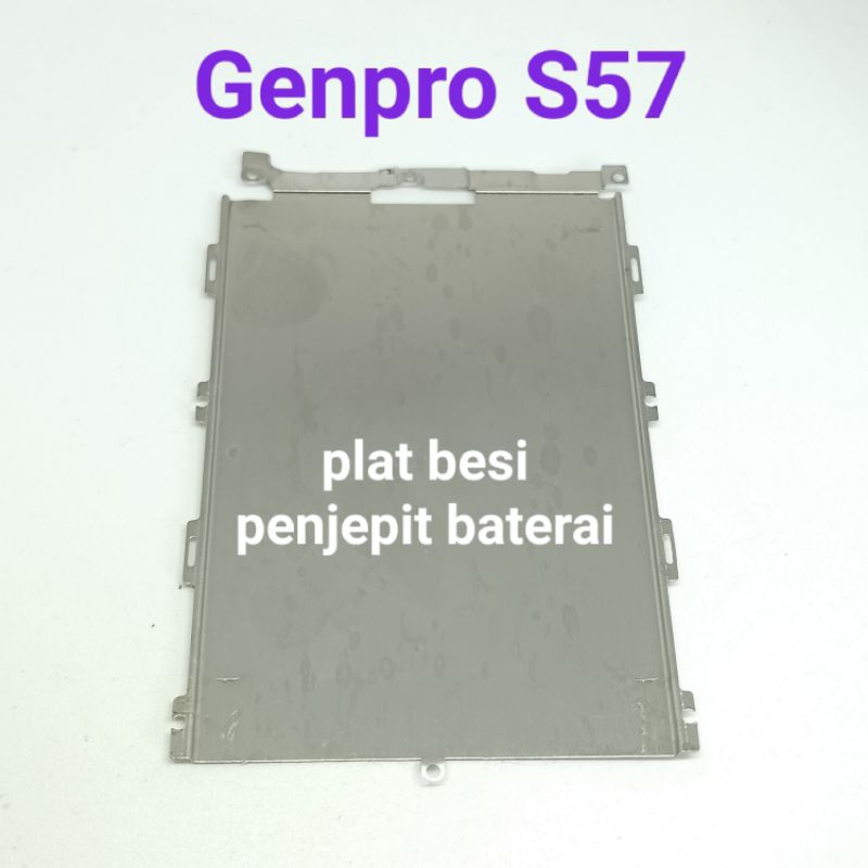 plat besi penjepit baterai genpro S57 Original Copotan