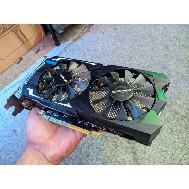 Vga card SAPPHIRE RX 460 2GB 128BIT SECOND/BEKAS NO DISPLAY