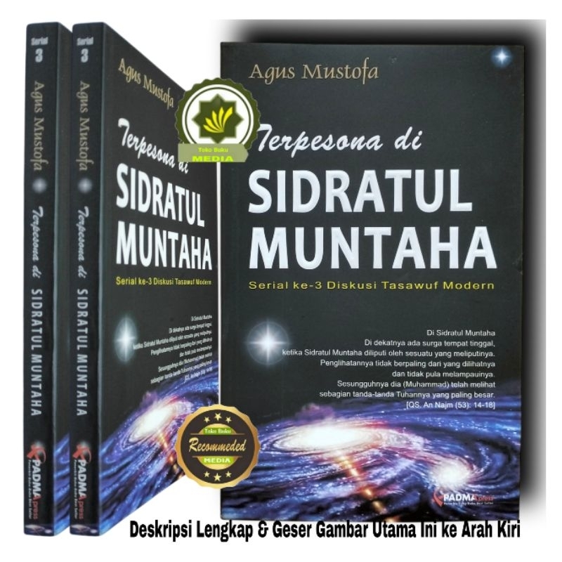 Buku TERPESONA DI SIDRATUL MUNTAHA Peristiwa ISRA' MI'RAJ Perjalanan Israk Mikraj Menembus Langit 7 