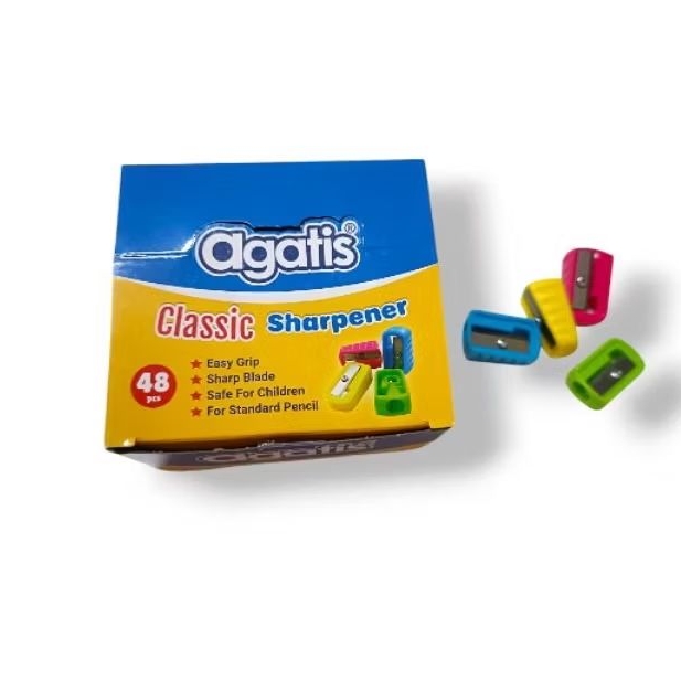 

Rautan pensil kecil serutan manual sharpener pencil agatis ( 4 pcs)