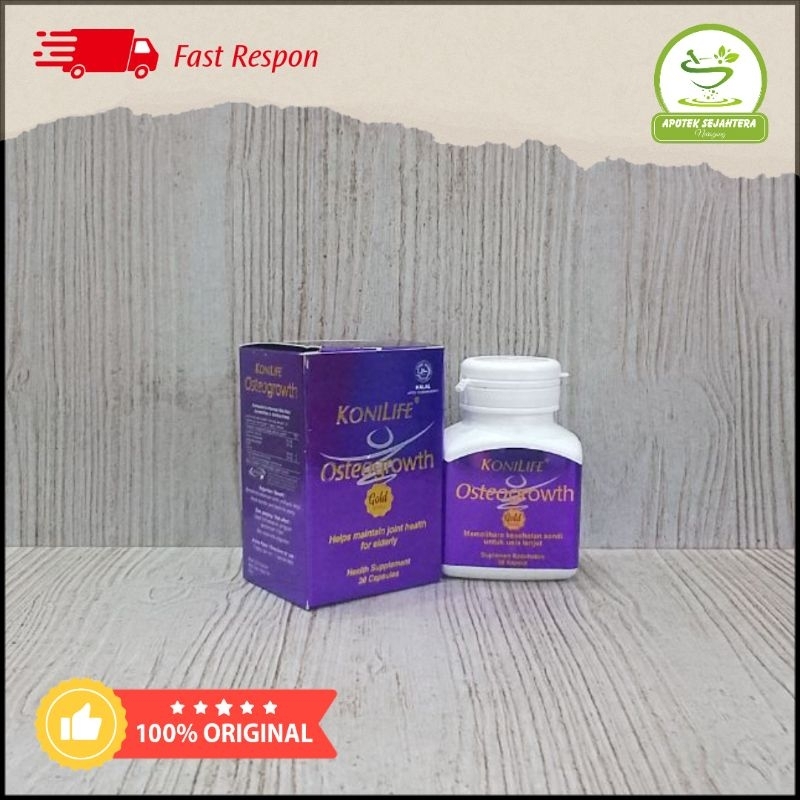 [30 kapsul] Osteogrowth Konilife | memelihara kesehatan tulang pada lanjut usia | meringankan nyeri 