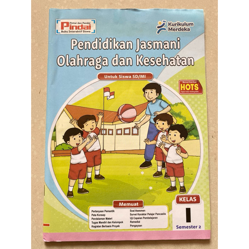 lks pindai PJOK 2024 kelas 1 sd semester 2
