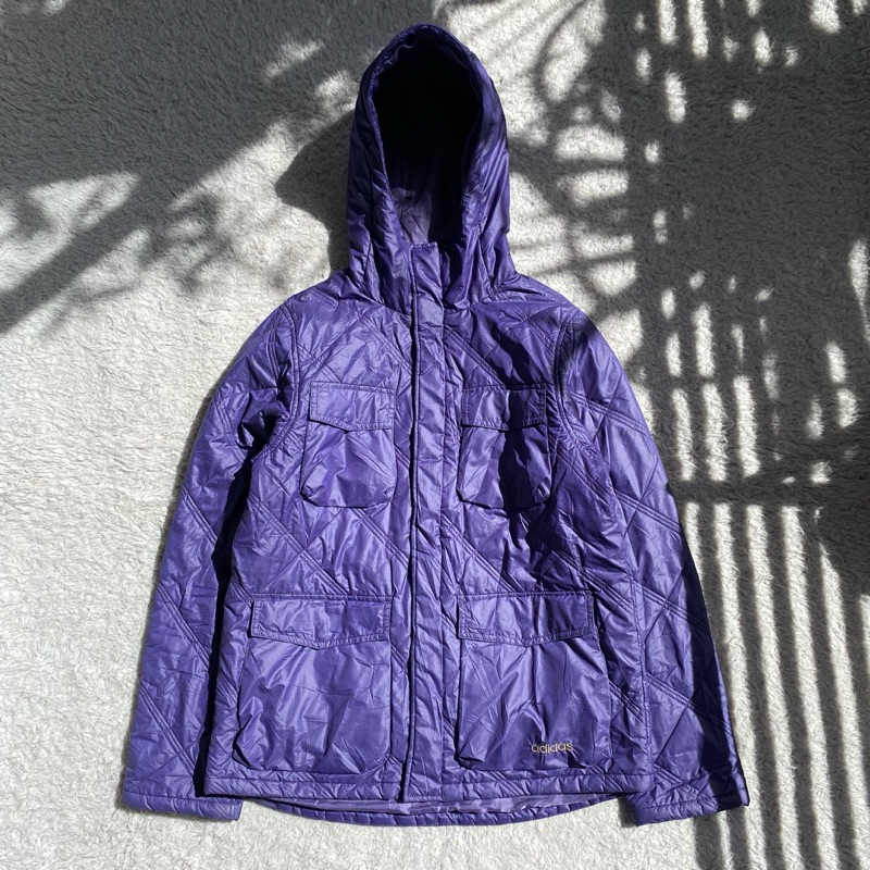 CASUAL JACKET ADIDAS - PADDED OUTERWEAR PURPLE VIOLET - jaket adidas original - padded jacket - quil