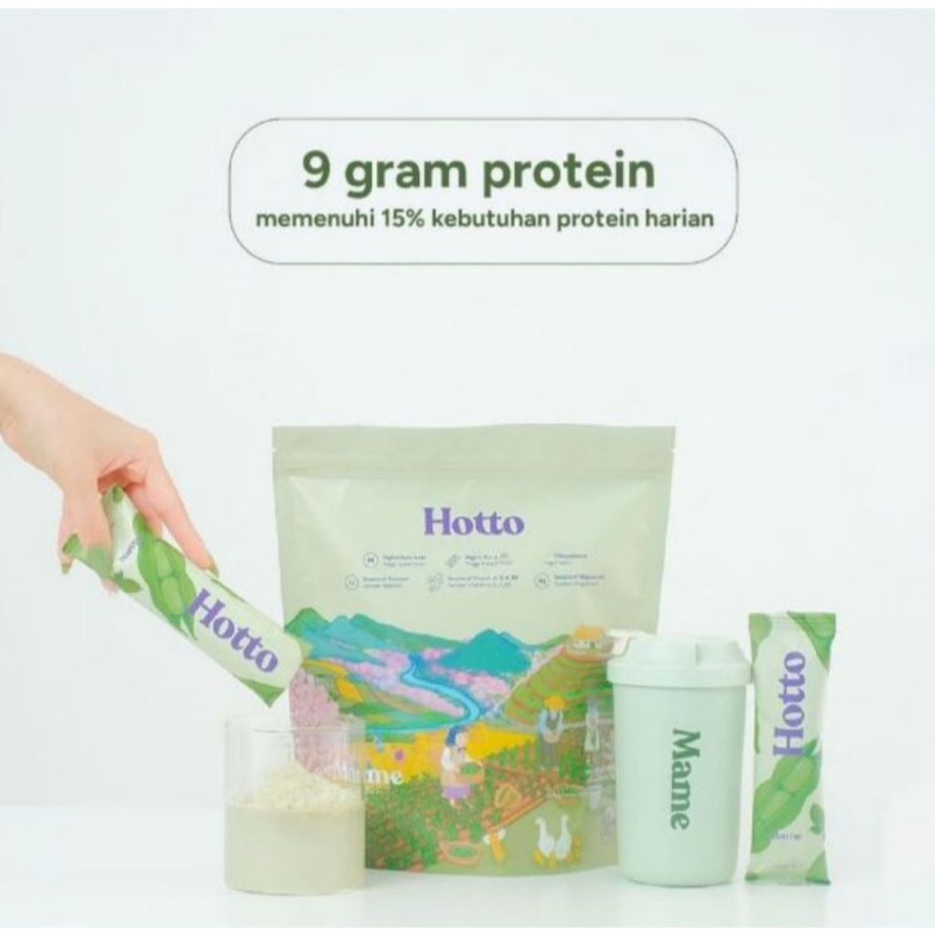 

Hotto Edamame Protein Multigram | Hotto Mame isi 12 Sachet