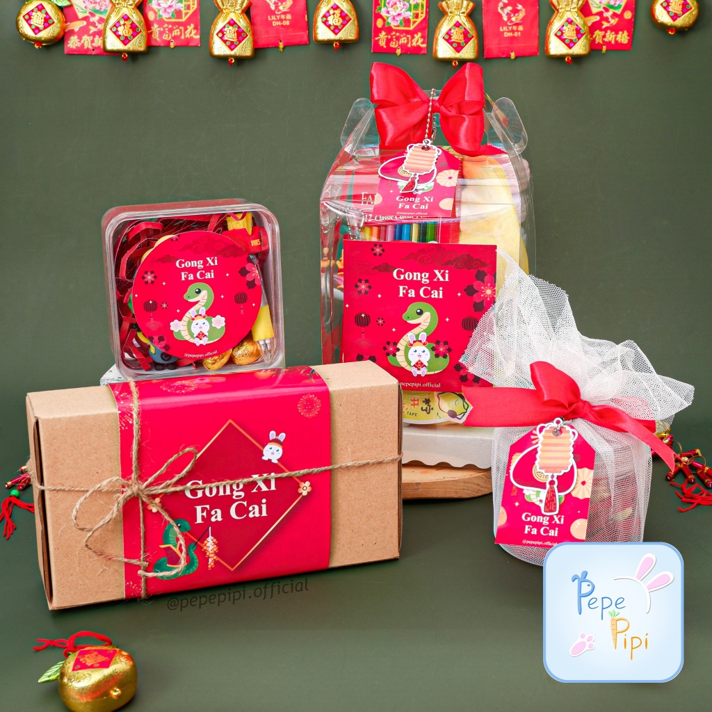 

Hampers Imlek Alat tulis Chinese New Year Parcel CNY Bingkisan Hadiah Gift Sincia Kado Shio Ular