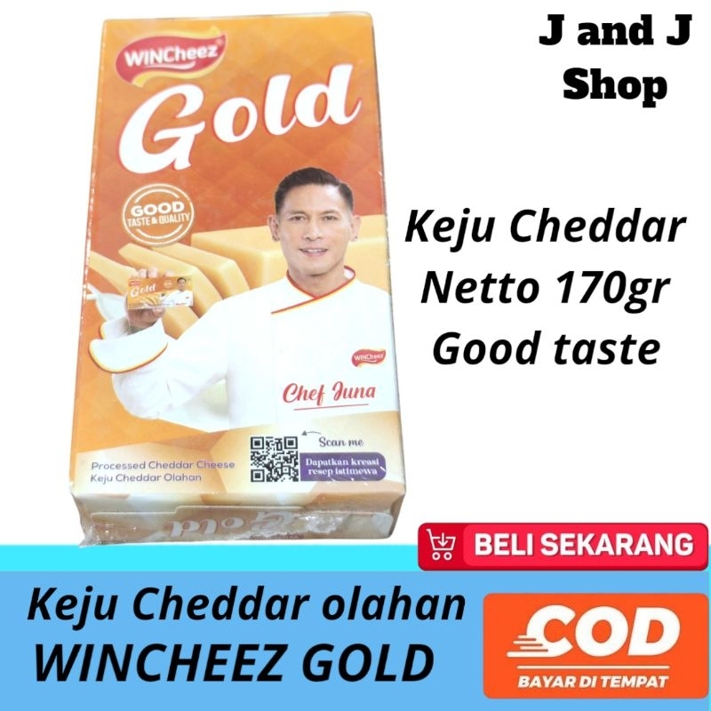 

WINCHEEZ GOLD 170gr Keju Cheddar Olahan