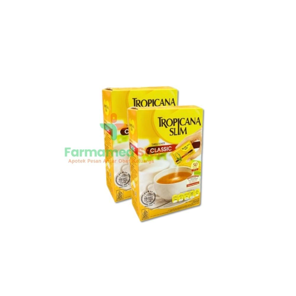 

TROPICANA SLIM SWEETENER CLASSIC 50 SACHET