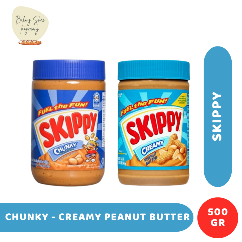 

Skippy Chunky / Creamy 500 Gram Peanut Butter HALAL MURAH