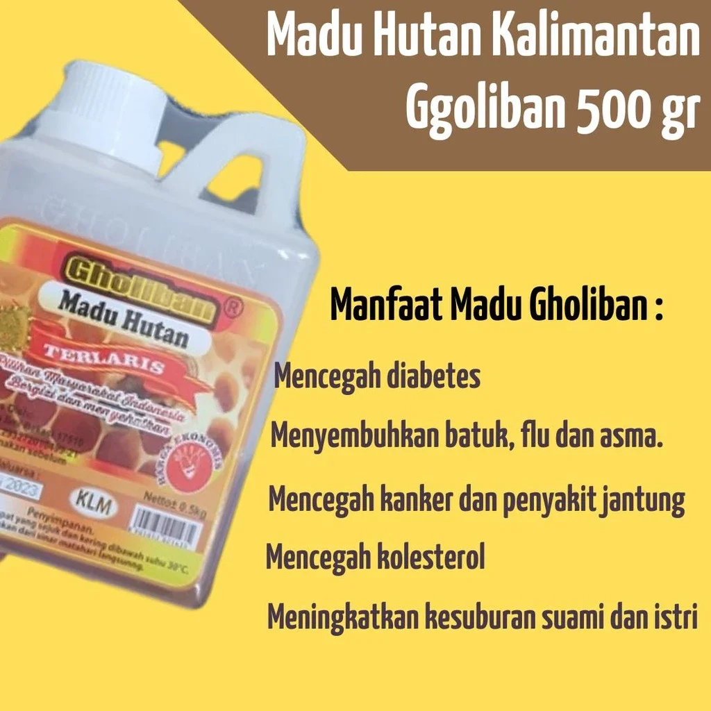 

RB22 Madu Hutan Gholiban KLM - 500GR