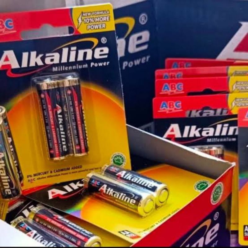 Batrai alkaline AA dan AAA